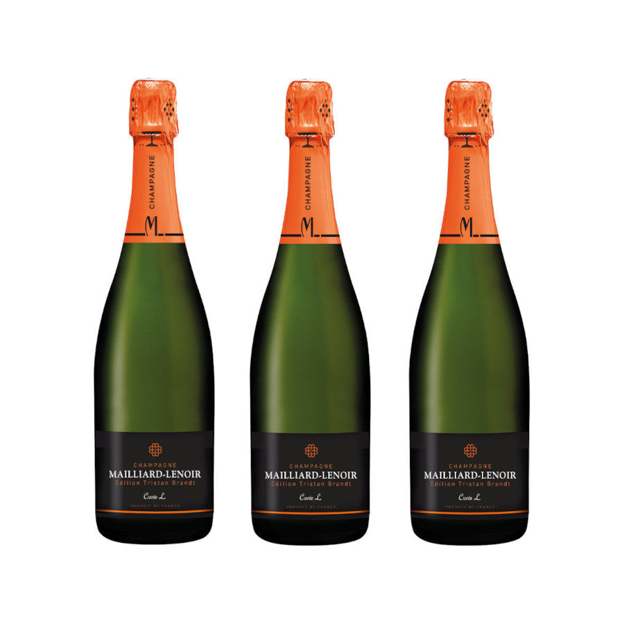 Champagne Mailliard-Lenoir Edition Tristan Brandt Cuvée L. 3 Flaschen